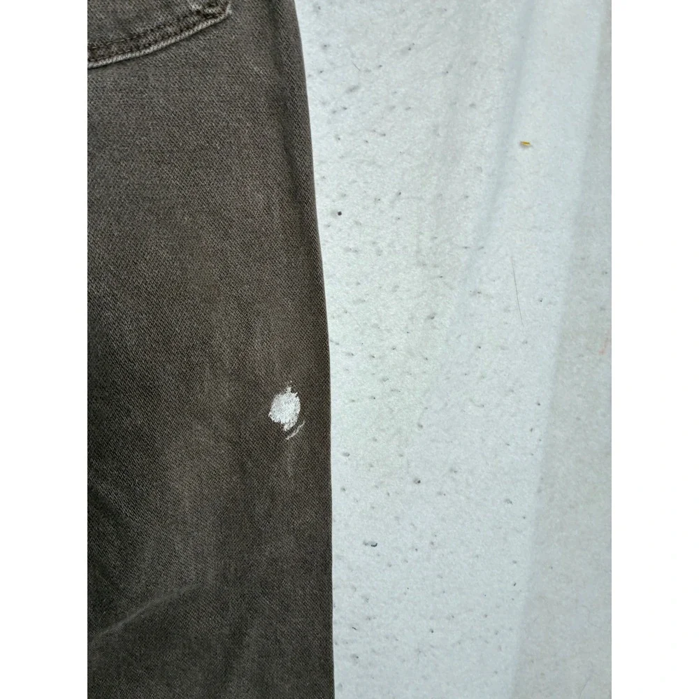 Vintage Wrangler 13MWZTN Brown‎ Jeans Mens 32x33 Distressed Made in USA Workwear